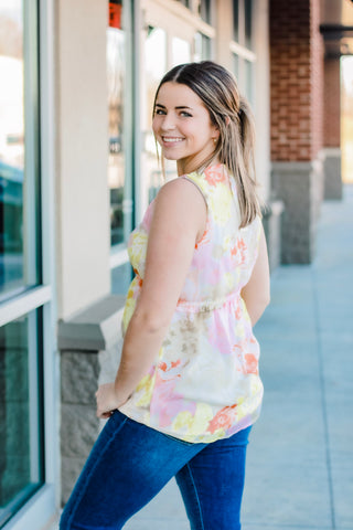 In Bloom Floral Tank