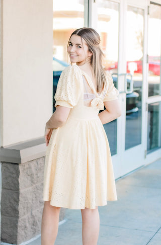 Petal to the Metal Floral Dress in Yellow