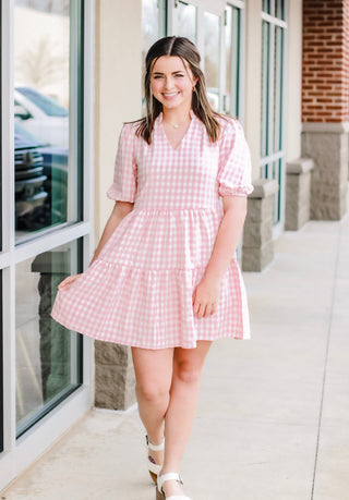 Cheers to a Good Time Dress in Pink