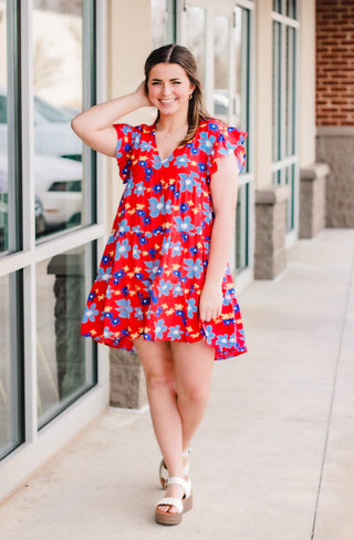 Happy Hour Floral Dress