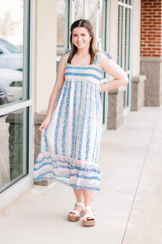 Easter Lilly Midi Dress
