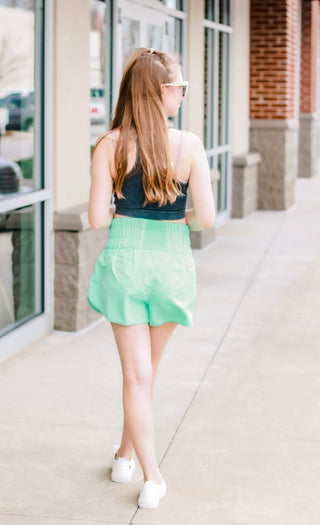 Hit the Ground Running Shorts in Mint