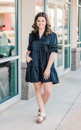 Gonna Miss Me Black Dress