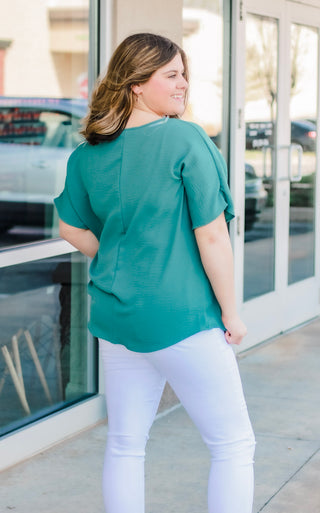 Green Eyed Girl Basic Tee