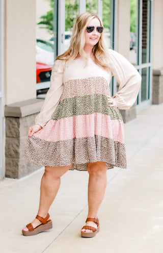 Great Escape Color Block Dress