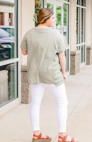Just Striping Around in Olive