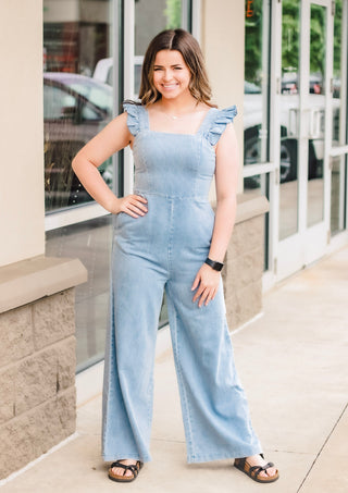 It's Been Awhile Denim Jumper