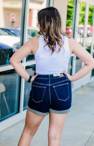 Just Crop It White Tank