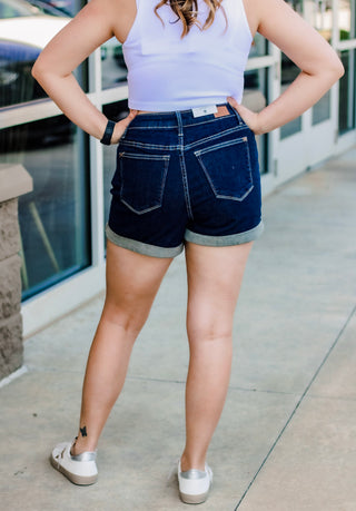 Staying Classy Judy Blue Cuffed Hem Shorts