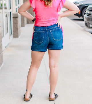 Bleach Splash Judy Blue Shorts