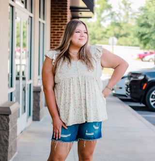 Never Say Goodbye Floral Top