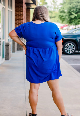 Genie in a Bottle Dress in Royal Blue