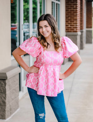 Lunch Date Floral Top