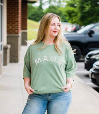 Mama Stonewashed Tee