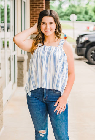 Babe at the Beach Stripe Tank