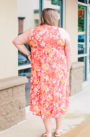 Bright Moments Floral Tank Dress