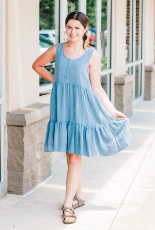 Darling Denim Tank Dress