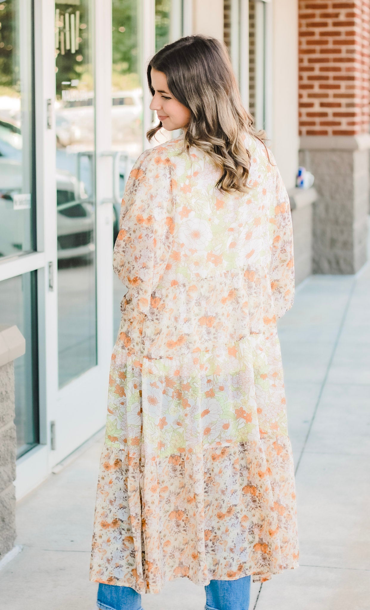 Sweet Summertime Floral Duster