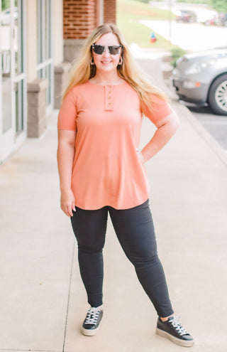 No Mistakes Butter Orange Tee