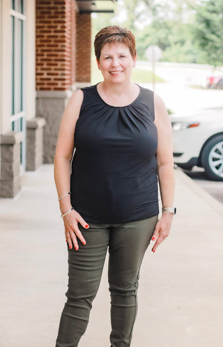 At the Office Tank in Black