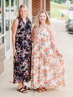Leave You Breathless Floral Maxi