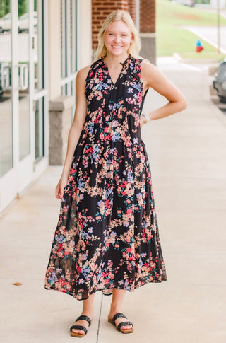 Leave You Breathless Floral Maxi