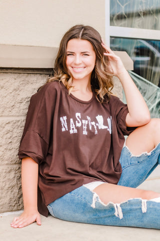Falling into Nashville Graphic Tee