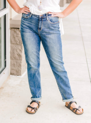 Judy Blue- Boyfriend's Back Jeans