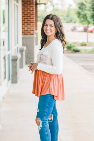 Block it Out Baby Color Block Top