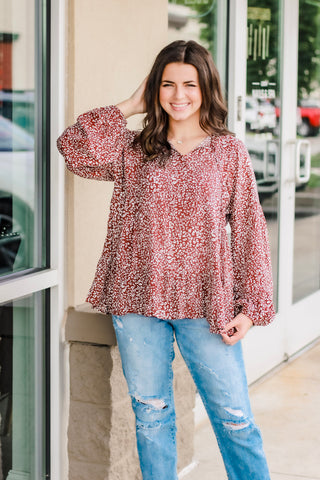 Cute & Cocoa Leopard Top