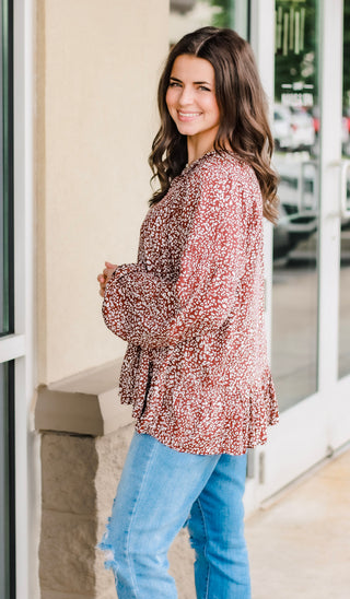 Cute & Cocoa Leopard Top