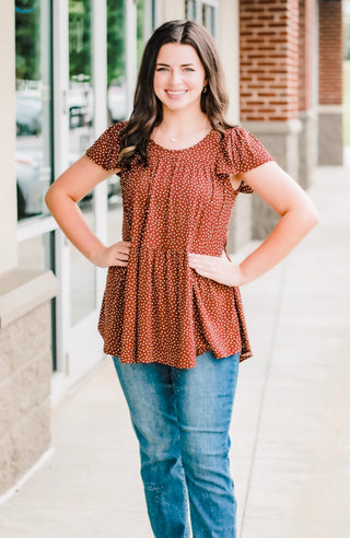 Dots of Love Babydoll Top