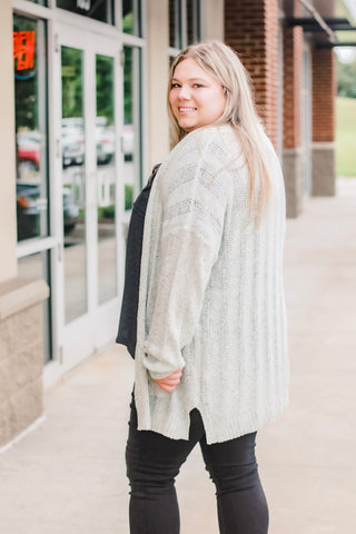 Now's the Time Cardigan in Sage