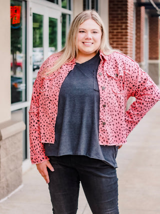 Pink Leopard Jacket