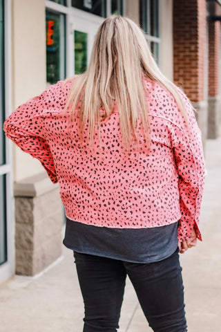 Pink Leopard Jacket