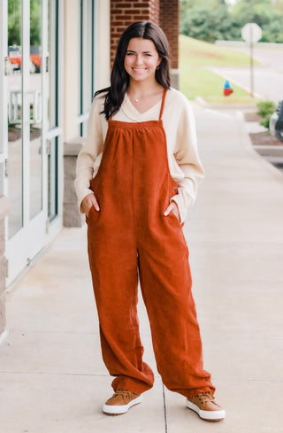 At the Patch Corduroy Overalls