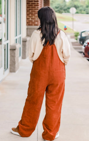 At the Patch Corduroy Overalls