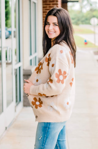 Autumn Flowers Cardigan