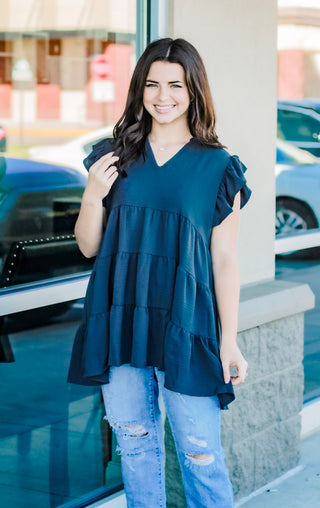 Fall Breeze Airlflow Top in Cool Grey