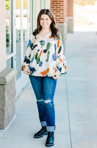 No Foolin' Fall Blouse