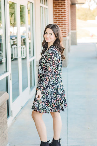 Express Yourself Fall Floral in Black