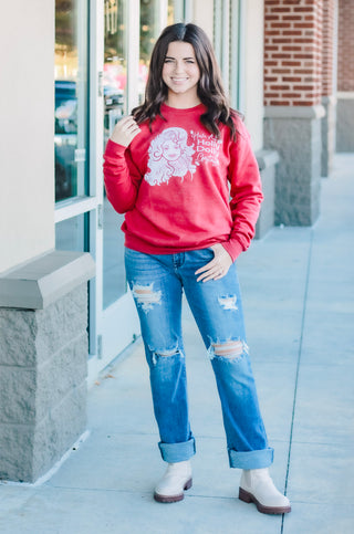 Holly Dolly Christmas Sweatshirt