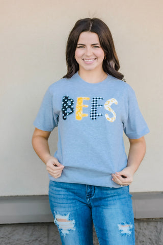 Bees Patchwork Tee