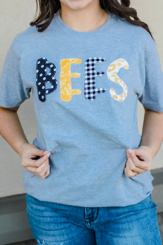 Bees Patchwork Tee
