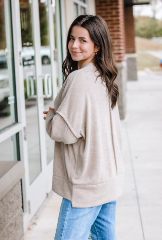 Comfy & Cute Sweater in Cocoa