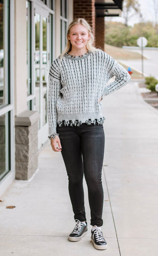 Running Behind Vintage Sweater