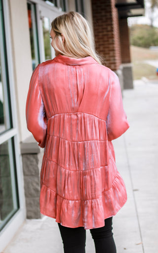 Shimmering Fun in Orange Clay