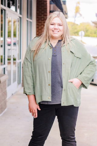 Sage My Name Lightweight Jacket