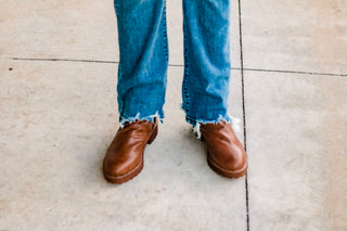 Denim Distressed Judy Blue Straight Leg Jeans