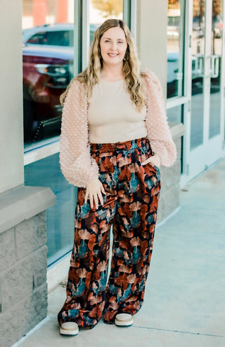 Giving That Fall Feeling Palazzo Pants